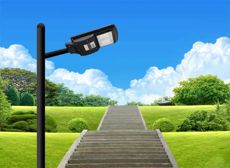 Iluminação de Segurança com Sensor de Movimento à Prova d'Água LED para Jardim Luzes de Rua Solares Externas