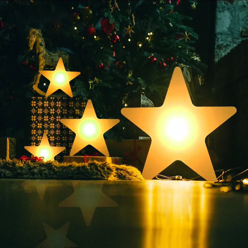 Árvore de Natal e Estrela Luzes de Natal LED em Corda