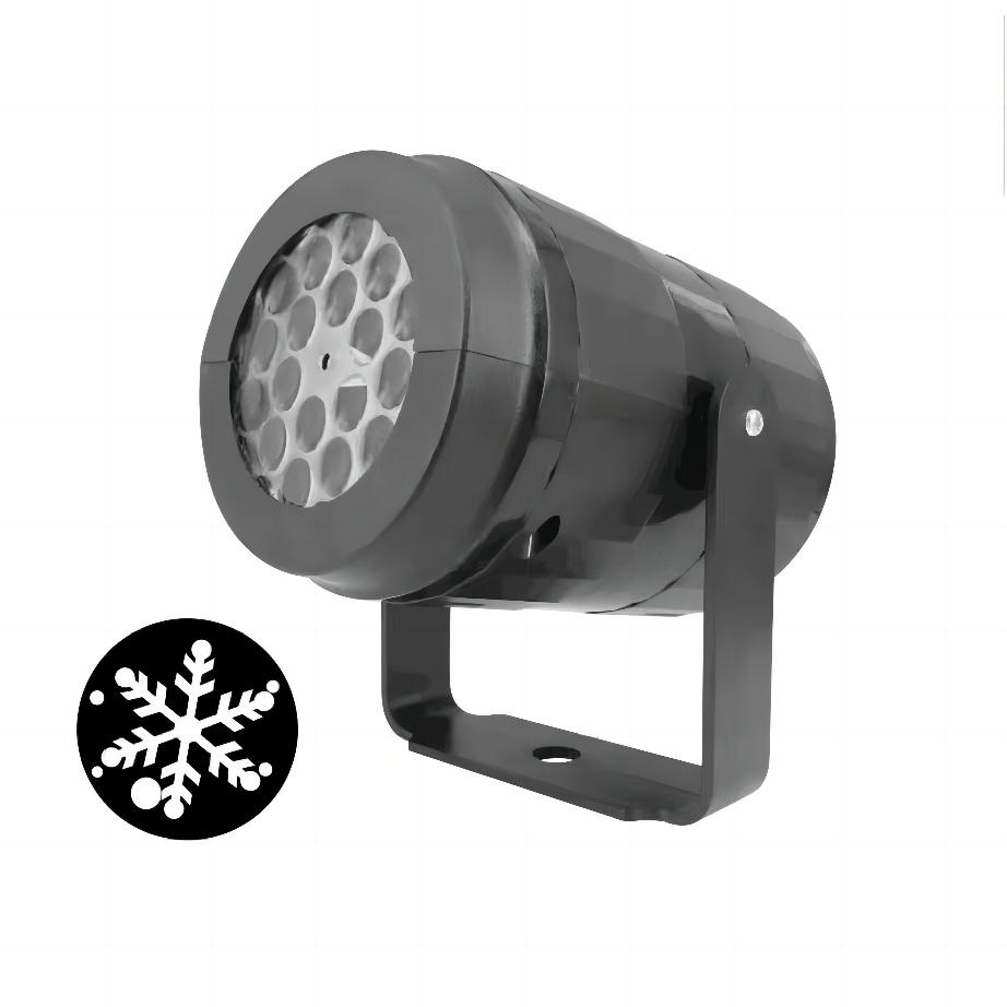 Projetor de Luz de Neve de Natal, Luz de Projeção de Floco de Neve LED Rotativa à Prova d'Água, Luz de Projeção de Natal LED