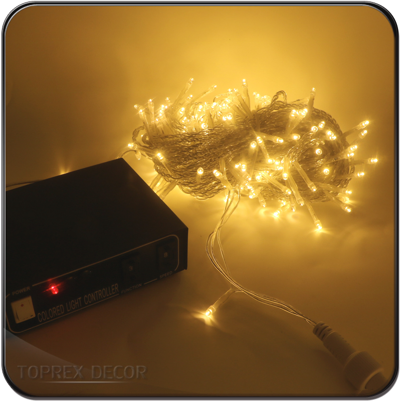 Fio de Luz de Casamento Quente Branco Transparente Personalizado Luz de Fada String