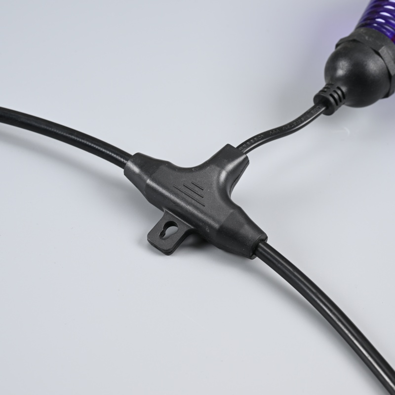 Corda de Luz LED à Prova d'Água para Exterior E27 Cabeça de Parafuso com Fio Luz de Camping para Tenda, Decoração de Ponto Turístico Famoso na Internet Luz de Atmosfera