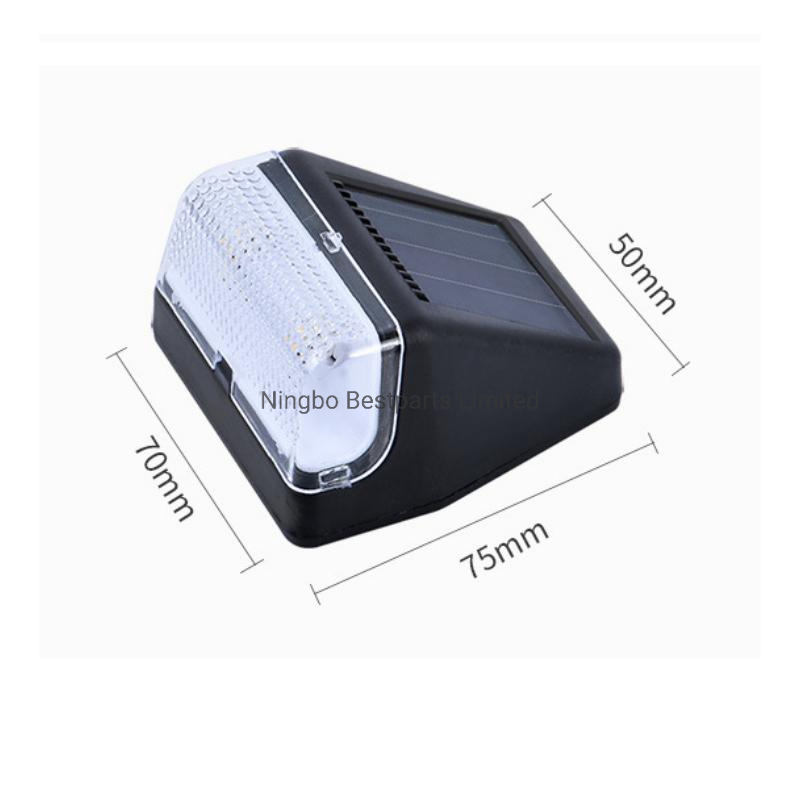 Lanterna de Decoração ao Ar Livre à Prova d'Água para Jardim, Montada na Parede, Lâmpada Solar para Cerca de Jardim, Luz de Jardim à Prova d'Água com Energia Solar