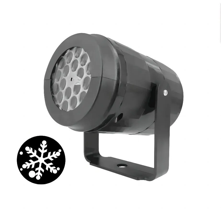Projetor de Luz de Neve de Natal, Luz de Projeção de Floco de Neve LED Rotativa à Prova d'Água, Luz de Projeção de Natal LED