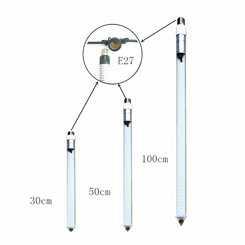 Decoração Externa IP65 Chuva de Meteoros de Neve LED Luz de Natal