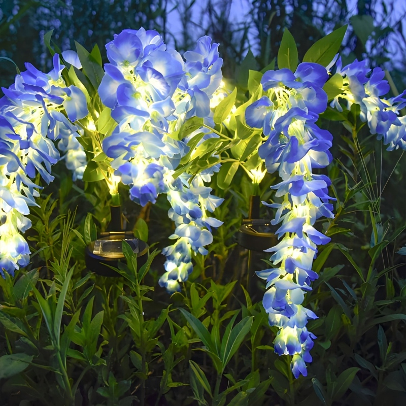 Luzes de Caminho Decorativas com Energia Solar para Jardim Externo