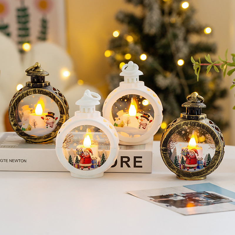 Preços de atacado baixos, produtos promocionais de decoração de Natal com luzes LED premium de alta qualidade e ornamentos de Papai Noel para áreas úmidas