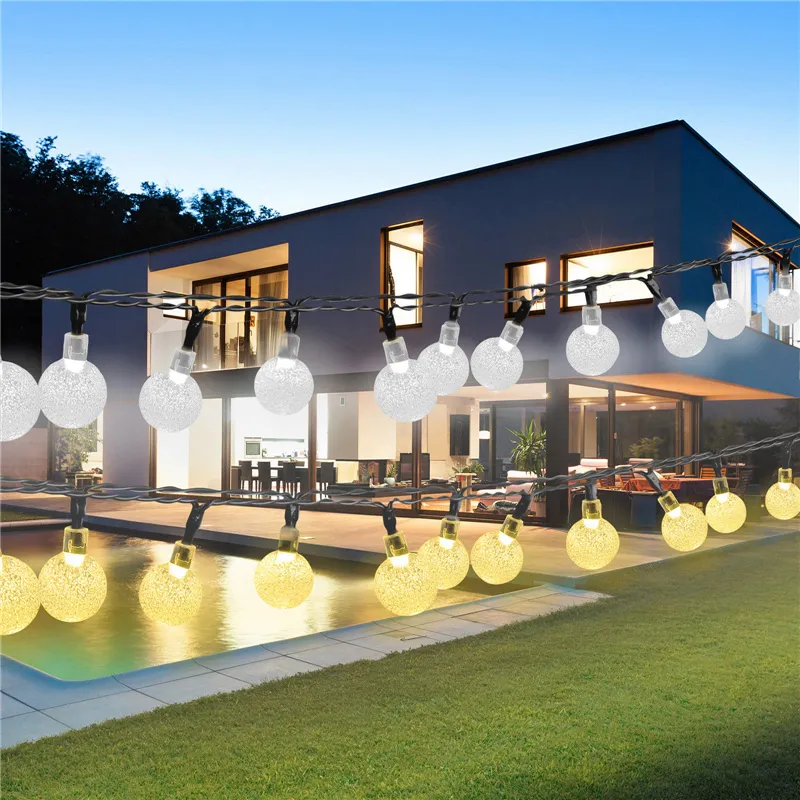 6.5m Luz 30-LED de Cordão 8-Modes Decorativa para Jardim e Caminho