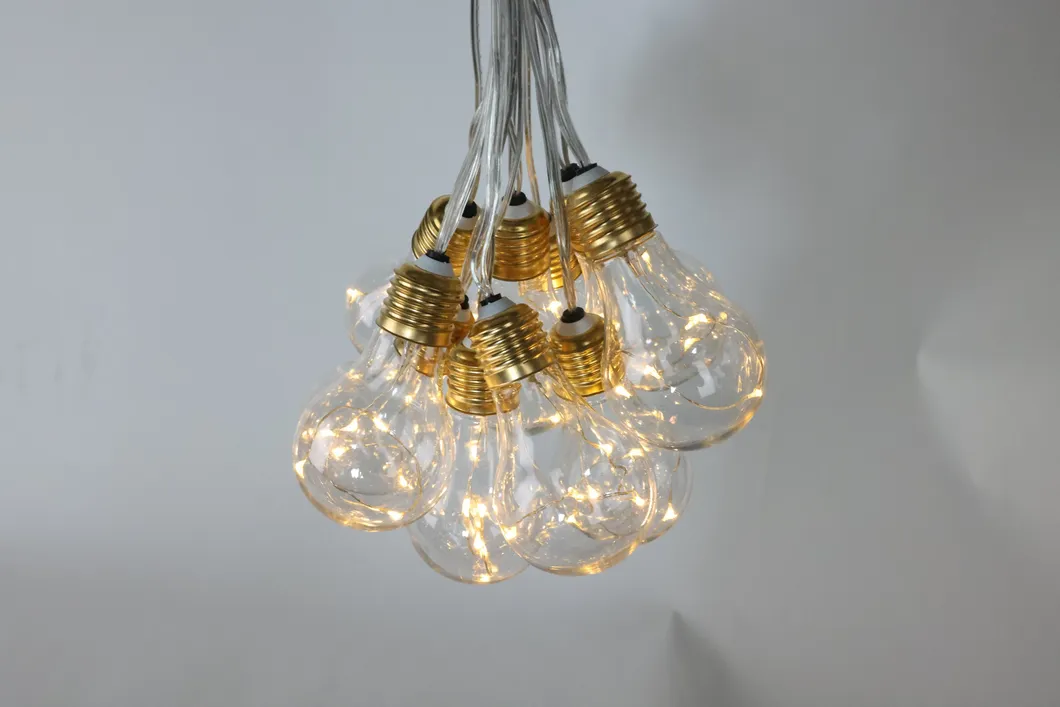 Corda de Luz LED Transparente para Jardim ao Ar Livre à Prova d'Água com CE RoHS