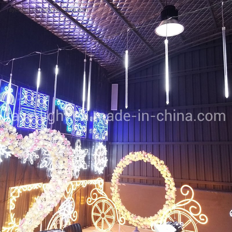 74cm Luzes de Neve LED Decoração de Árvore Luzes de Meteoros LED