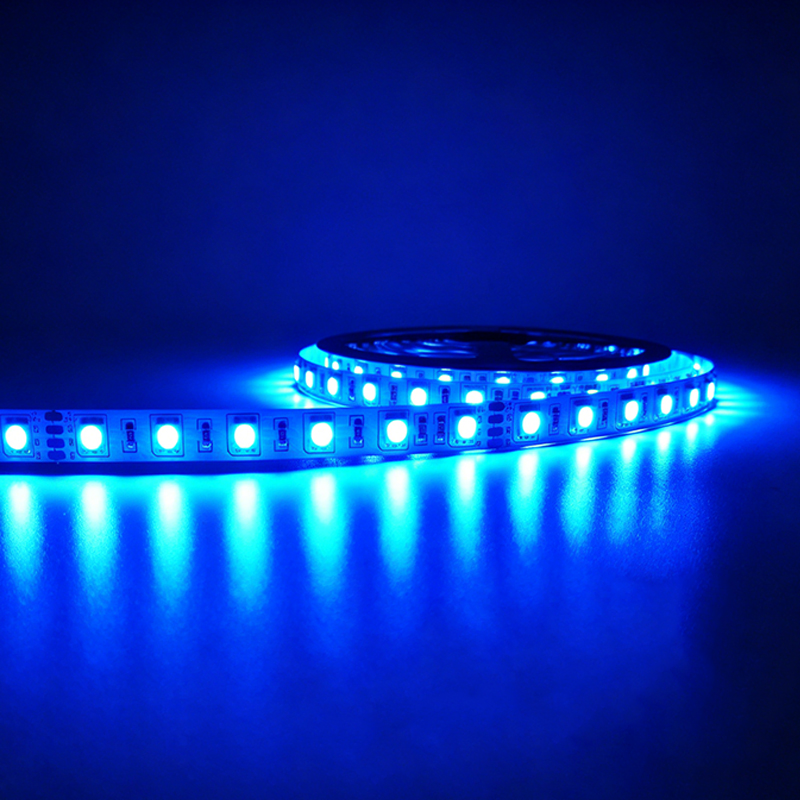 SMD5050 Fita de LED RGB DC12V Fita decorativa flexível com mudança de cor