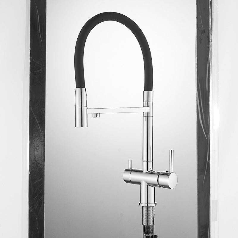 2024new Grifo de cocina de diseño simple con salida extraíble