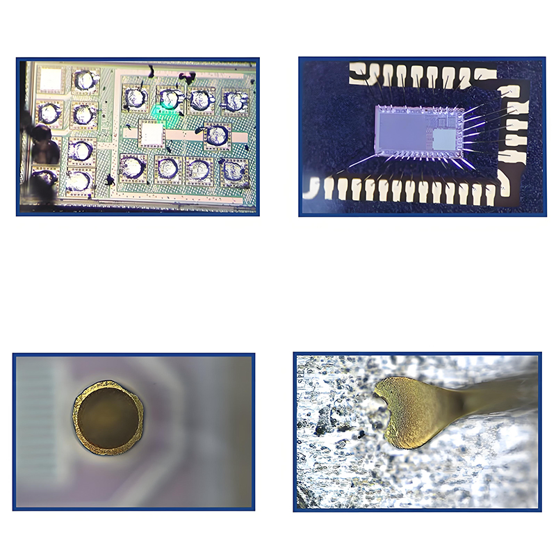 Alambre de aleación de oro y cobre, máquina de bondeo de alambre totalmente automática de alta velocidad con 45ms/Wire