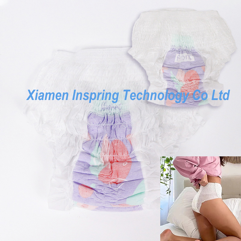 Pantalones desechables de compresas menstruales de super absorción para la noche