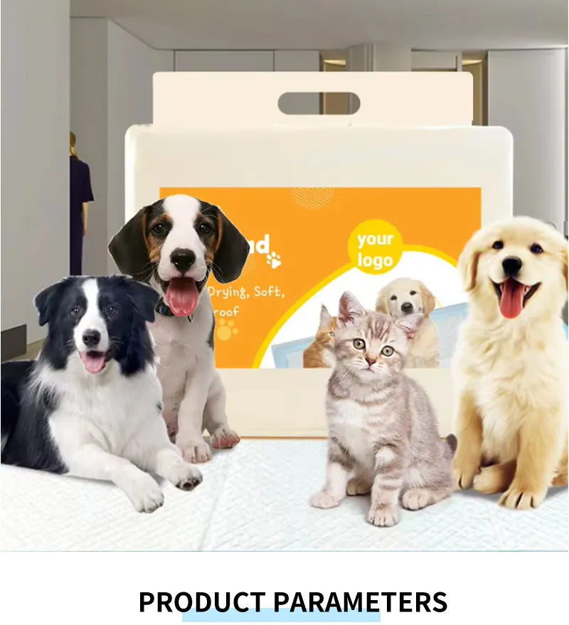 Fabricante de almohadillas desechables en China, logotipo personalizado, etiqueta privada, almohadilla de entrenamiento para mascotas