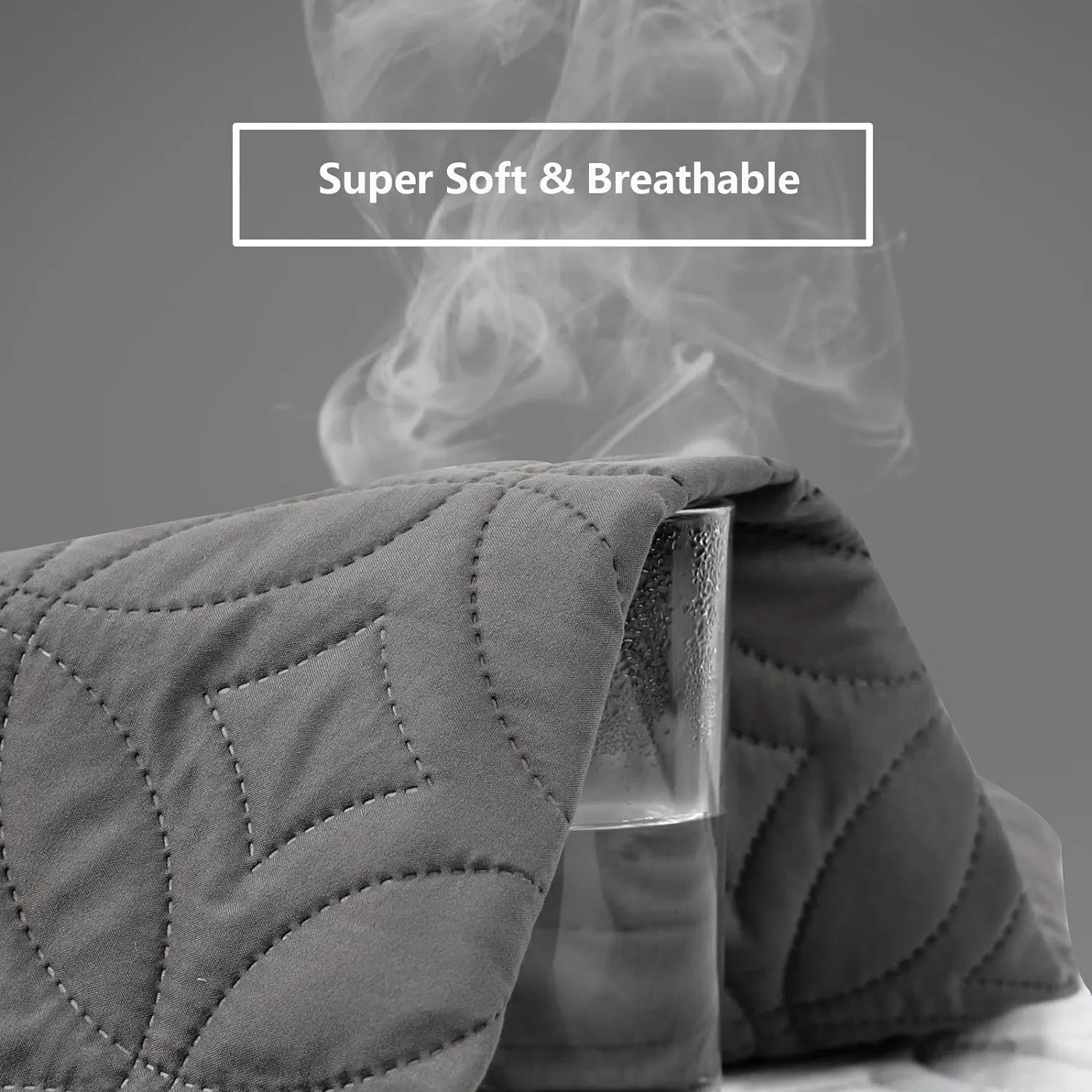 Protector de colchón impermeable de alta calidad, topper transpirable para cama