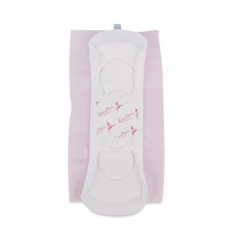 Compresas de algodón orgánico - Toallas sanitarias de super absorción, sin fragancia, compresas ultra delgadas con alas para mujeres
