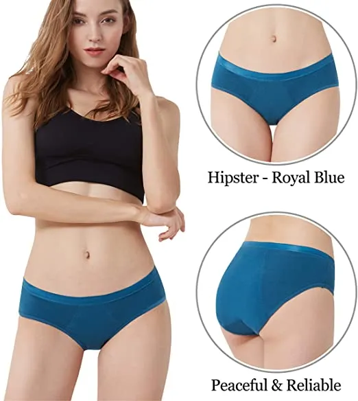 Alta elasticidad transpirable 4 capas a prueba de fugas impermeables para el posparto y la menstruación