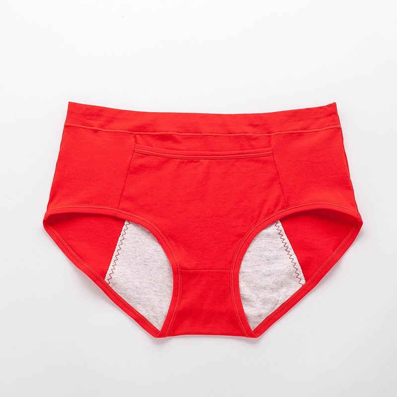 Pantalones sanitarios de algodón puro para protección a prueba de fugas