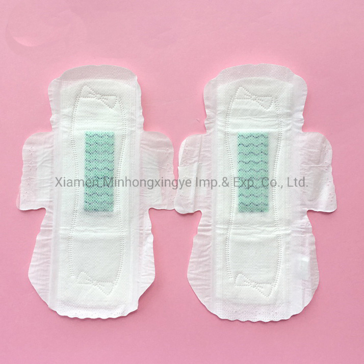 Compresas Sanitarias Orgánicas de Algodón Verde Ultra Finas y Transpirables con Aniones para Uso Diurno 245mm