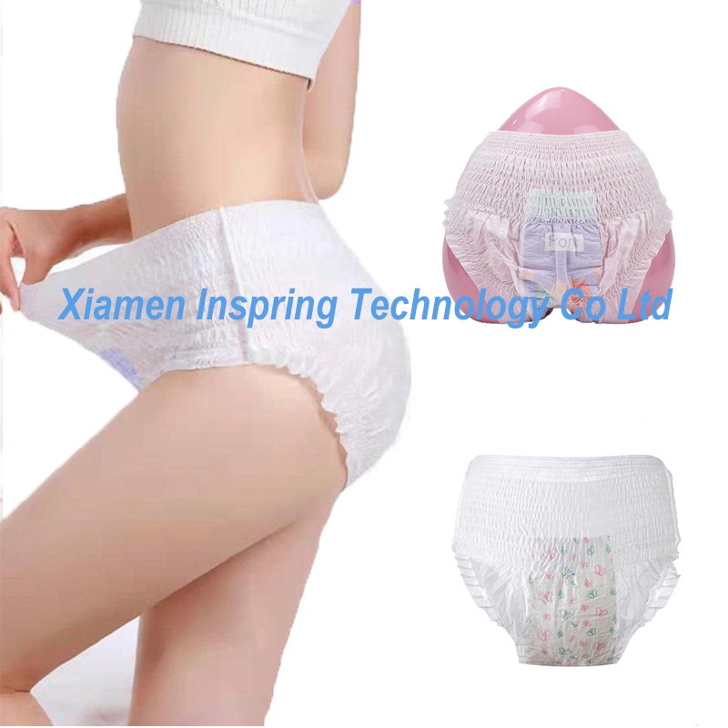 Pantalones desechables de compresas menstruales de super absorción para la noche