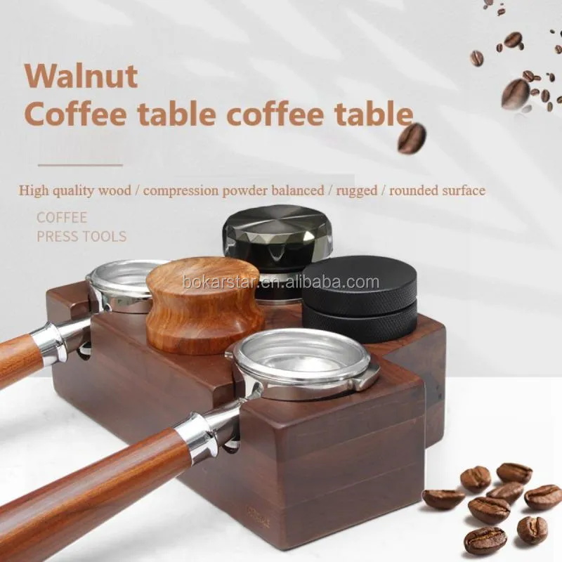 Organizador de manijas de máquina de espresso, paño, polvo, prensa, estante para el hogar, estante montado en la pared