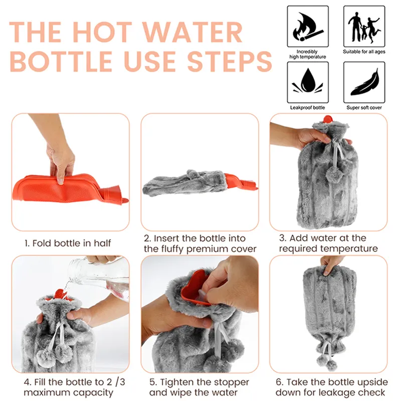 Cubierta de piel de lujo para compresa caliente estándar británico