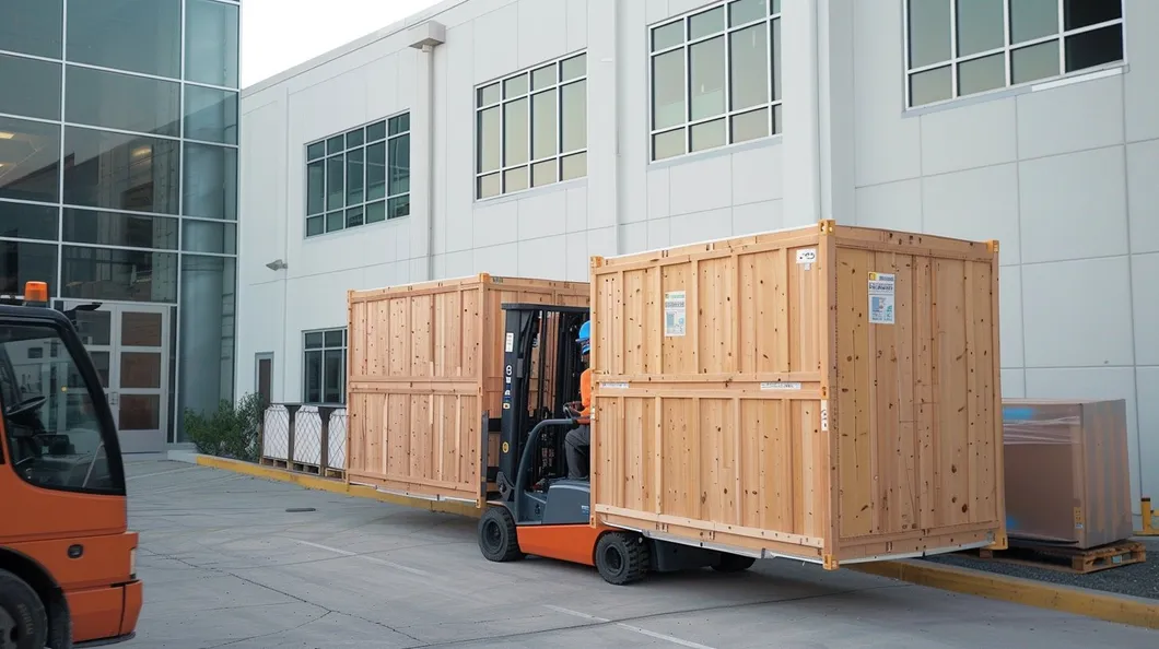 Embalaje de madera seguro para exportación