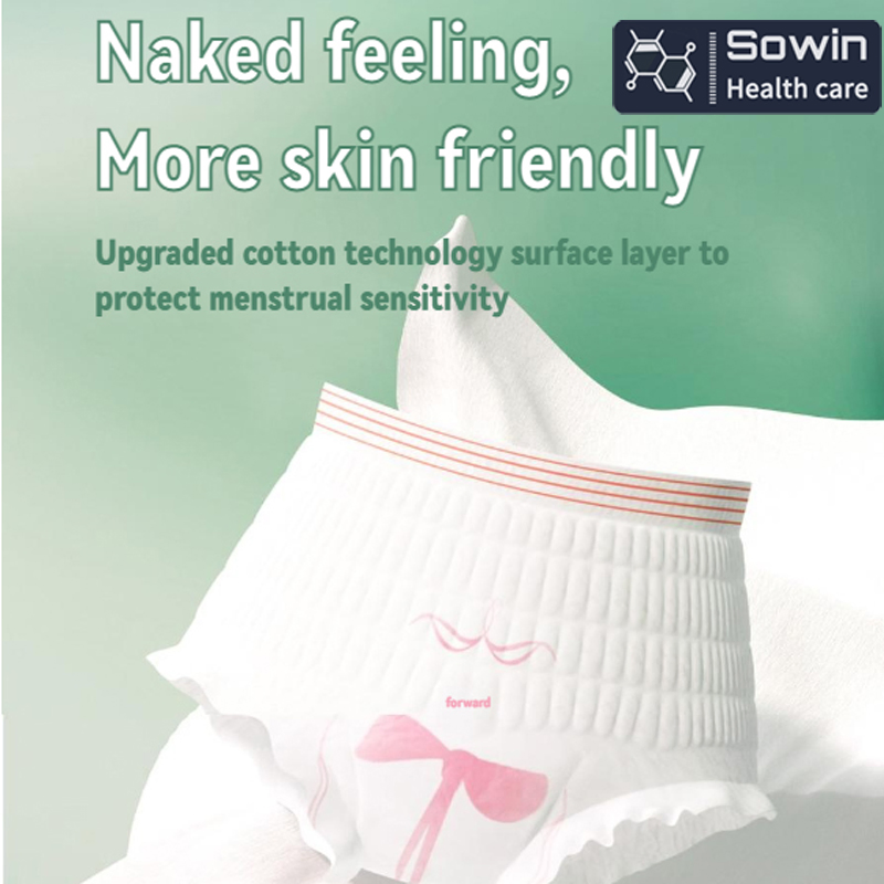 Pantalones desechables de alta absorción para la menstruación de mujeres y hombres, etiqueta privada