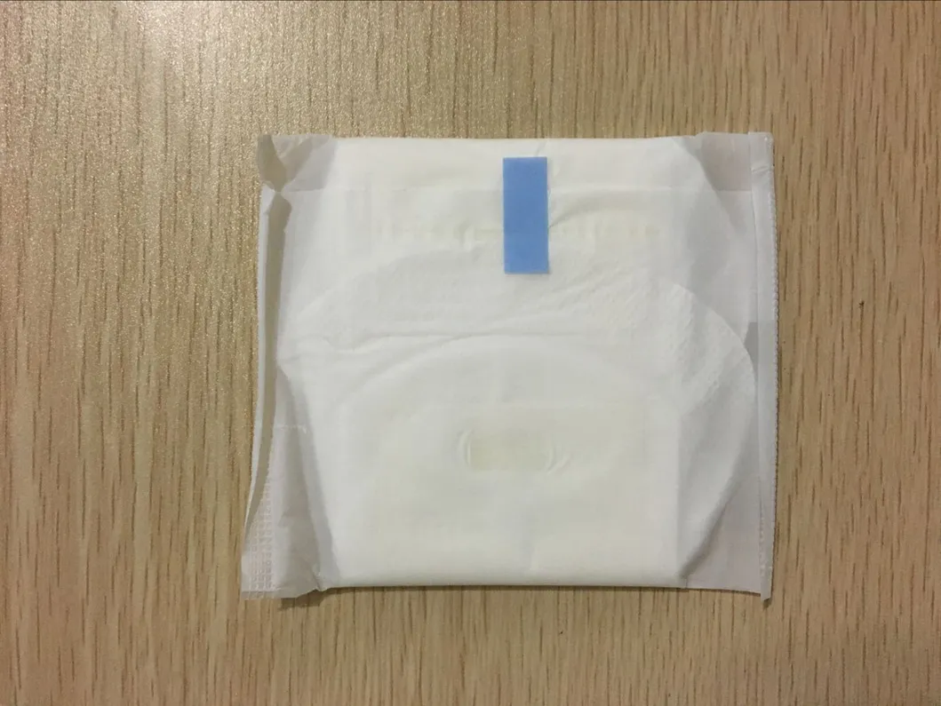 100% Toalla Sanitaria de Algodón Orgánico para la Menstruación Higiene Femenina para Mujeres Japón Suave Blanca OEM