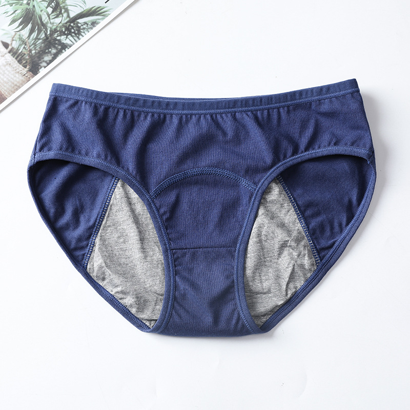 Pantalones fisiológicos a prueba de fugas con patrón floral de gran tamaño para mujeres