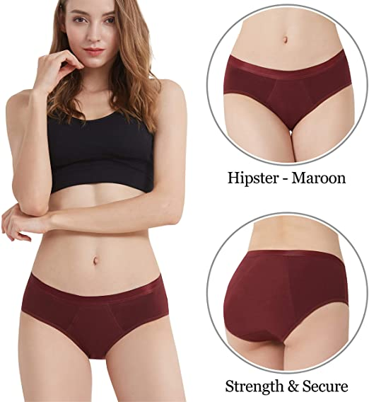 Alta elasticidad transpirable 4 capas a prueba de fugas impermeables para el posparto y la menstruación