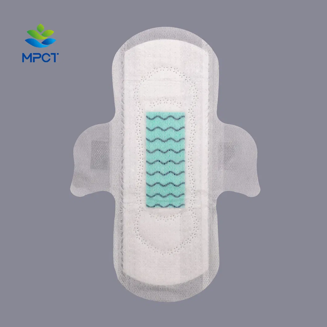 Toalla sanitaria desechable de algodón orgánico Soft Care Lady Pad