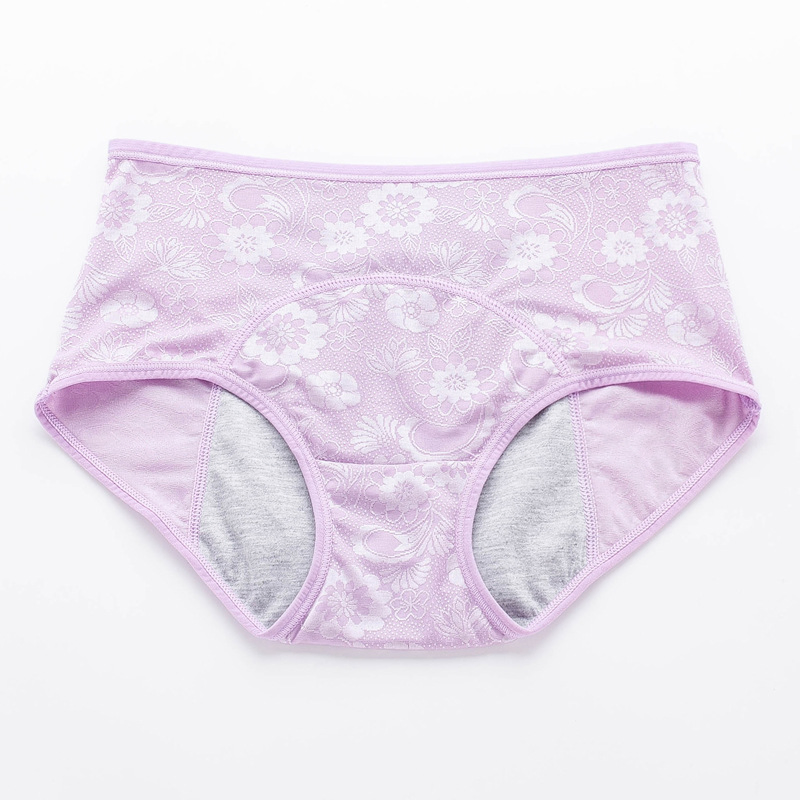 Pantalones menstruales de malla transpirable con protección antibacteriana para mujeres