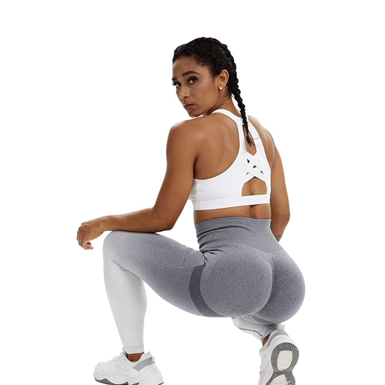 Nuevos leggings de gimnasio con degradado a la moda que ocultan el abdomen, mallas de entrenamiento personalizadas y elegantes, pantalones de yoga para correr con levantamiento de glúteos, atuendos de ejercicio para mujeres