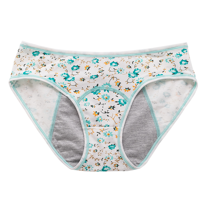Ropa interior fisiológica de flores para niñas