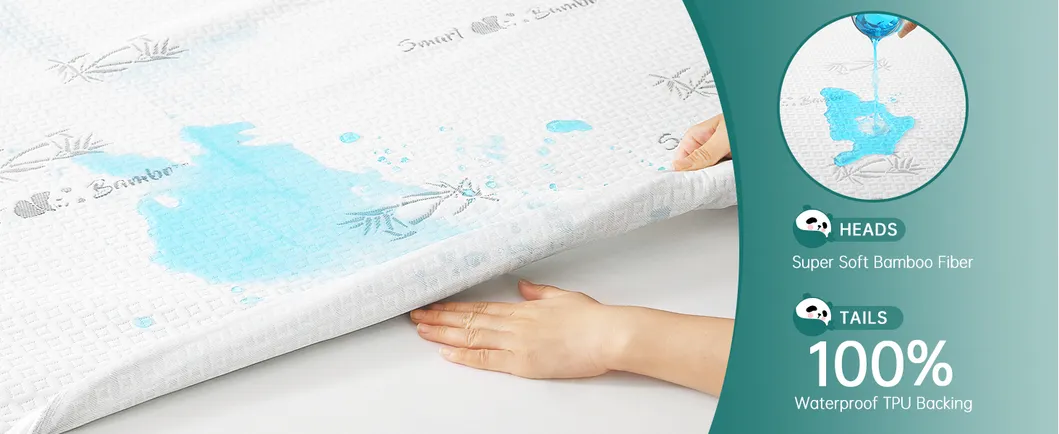 Protector de colchón ultra suave e impermeable, lavable