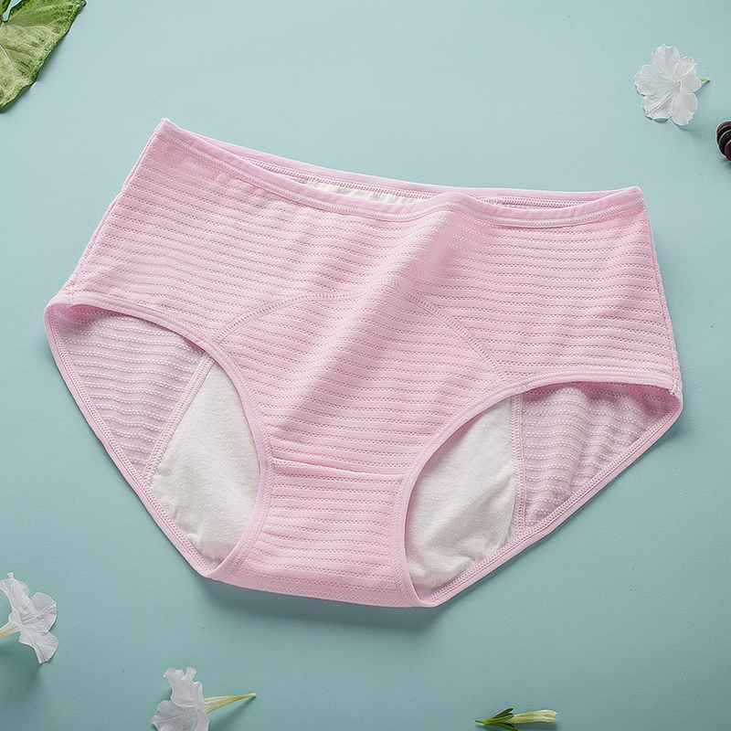 Pantalones menstruales triangulares de tela suave para la comodidad diaria de las mujeres