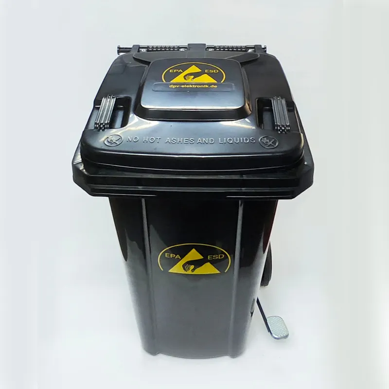 Papelera ESD de 120L con Pedal de Pie