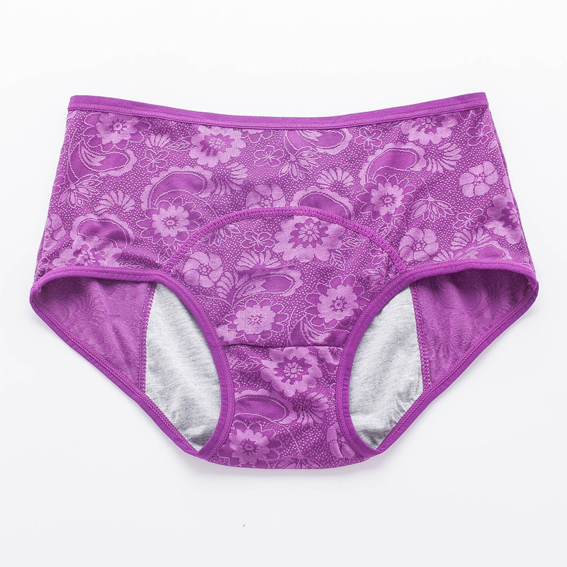Pantalones menstruales de malla transpirable con protección antibacteriana para mujeres