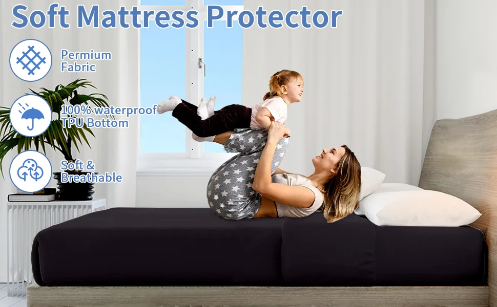 Protector de colchón impermeable de lujo