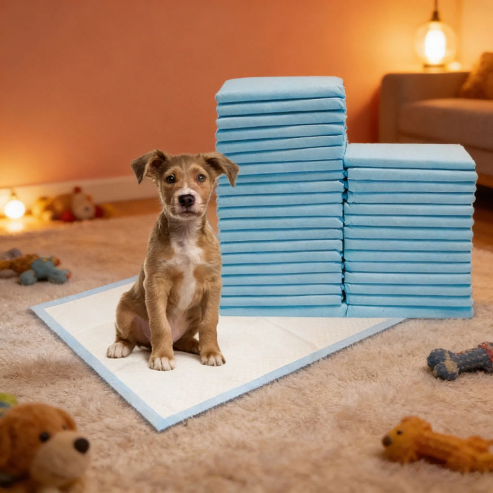 Alfombrilla desechable para entrenamiento de cachorros, absorbente y a prueba de fugas