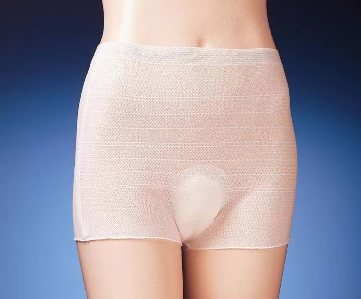 Pantalones de hospital para adultos de alta calidad, pañales, pantalones cortos de maternidad, ropa interior de malla, recuperación quirúrgica, ancianos