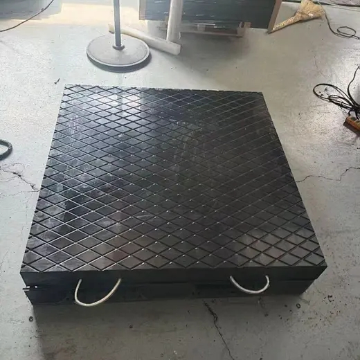 Placa de soporte de grúa UHMWPE de alta resistencia, duradera y antideslizante