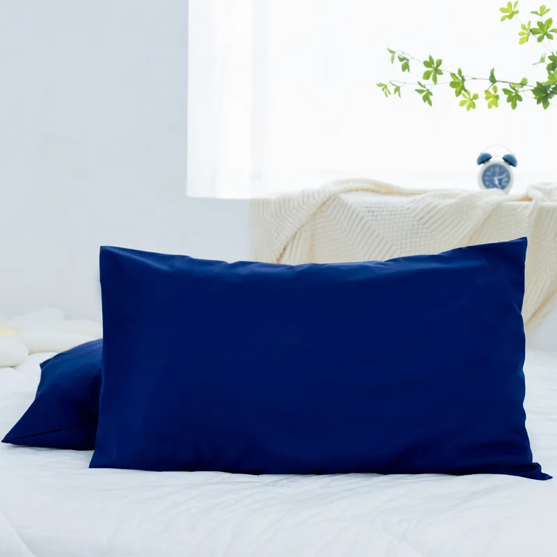 Gris Azul Rosa Marrón Blanco Recyclable Jersey a Prueba de Derrames Impermeable Protector de Almohada