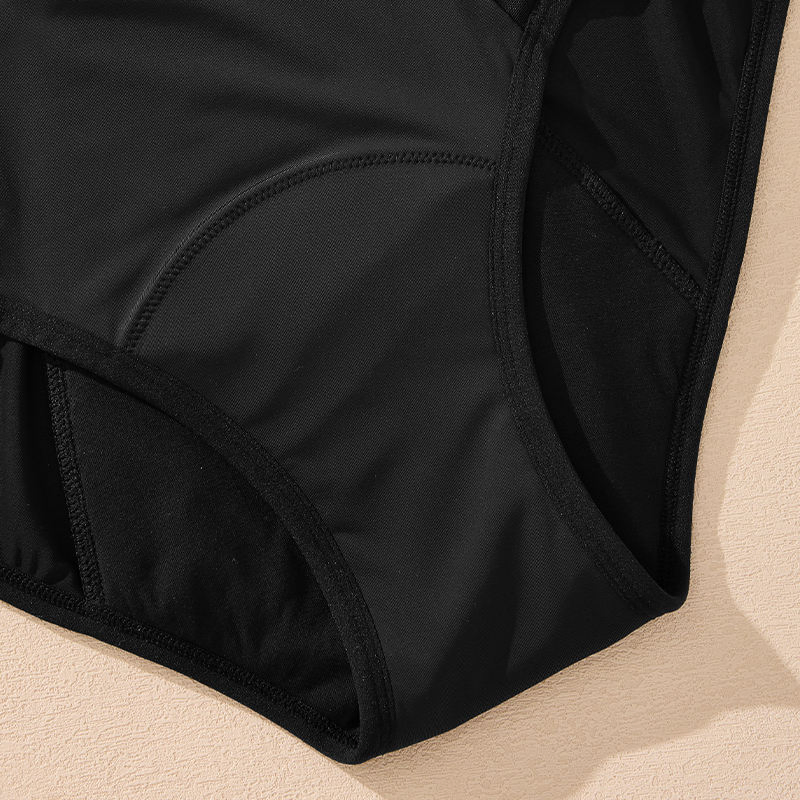 Bragas de Cintura Alta para Mujeres Menstruales con Protección Impermeable de Cuatro Capas Antibacterianas y Absorbentes