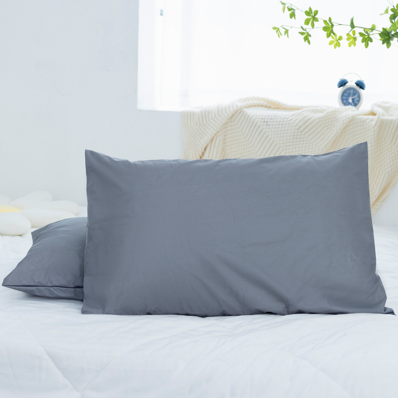 Gris Azul Rosa Marrón Blanco Recyclable Jersey a Prueba de Derrames Impermeable Protector de Almohada