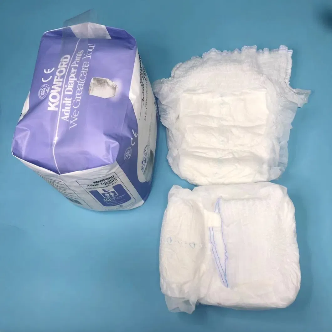 Pantalones desechables suaves y transpirables de alta absorción para adultos