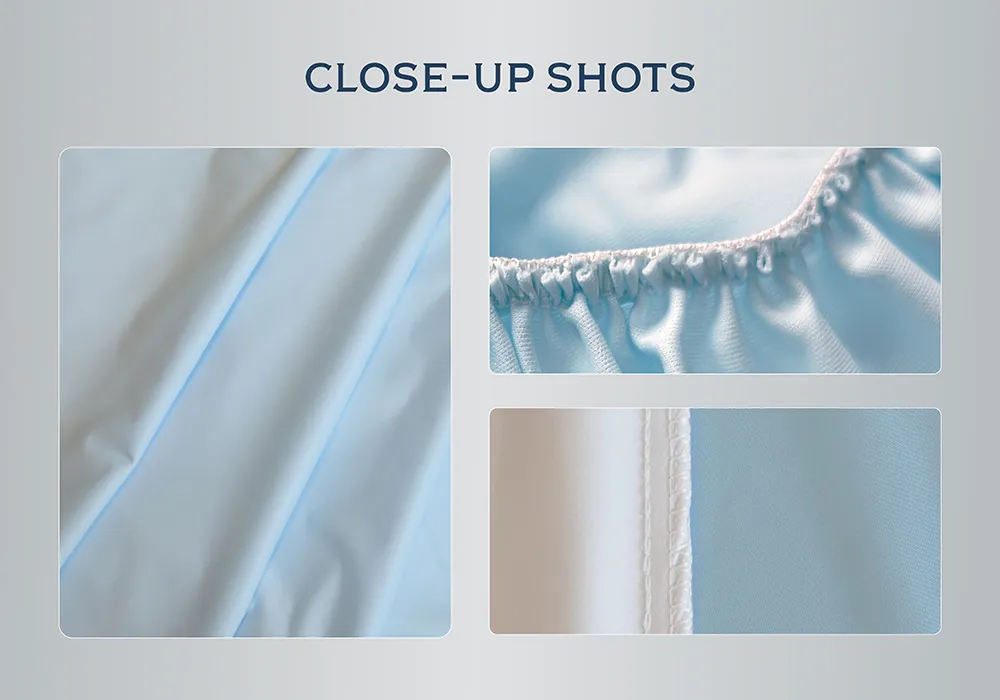 Detalles de materiales y diseño impermeable