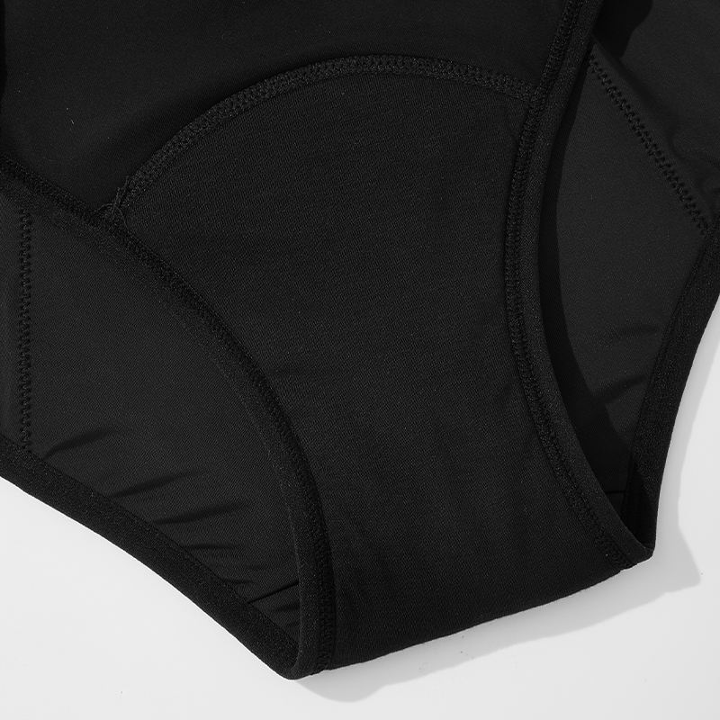 Bragas de Cintura Alta para Mujeres Menstruales con Protección Impermeable de Cuatro Capas Antibacterianas y Absorbentes