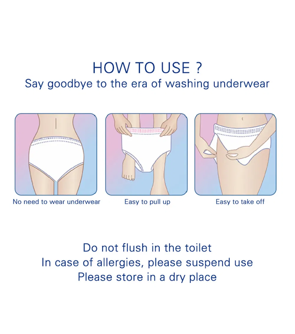 Ropa interior menstrual cómoda para hombres, súper suave y transpirable para uso diario